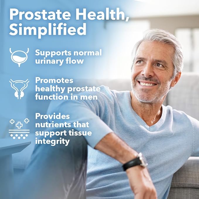 Pros-T - Prostate Support Supplement - Saw Palmetto Phytosterol Zinc Nettle Vitamin D-3 &amp B6 - Promote Healthy Prostate Function &amp Normal Urinary Flow - Improve Tissue Integrity - 60 Softg