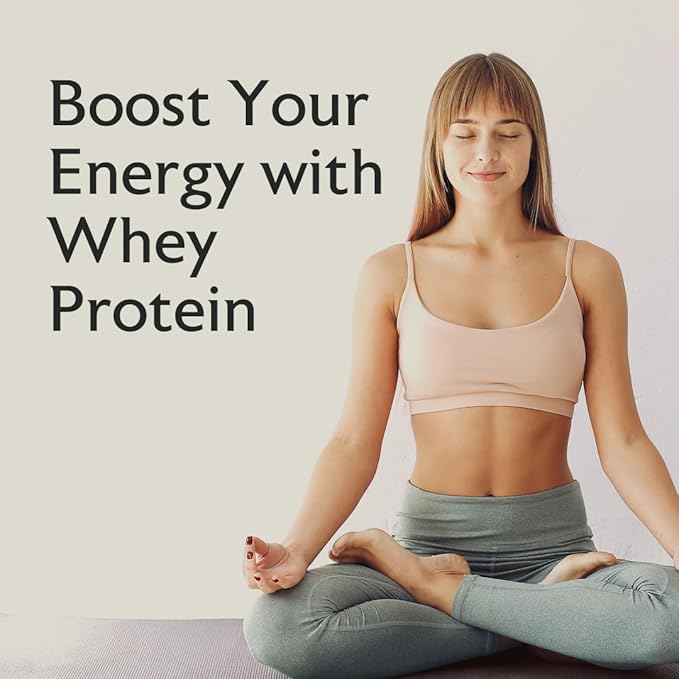 Alaya Naturals - Grass Fed Whey Protein Powder - Vanilla Flavor All Natural Hormone Free - 20g Protein per Serving - Non-GMO rBGH Free Gluten Free - Great Source of BCAA