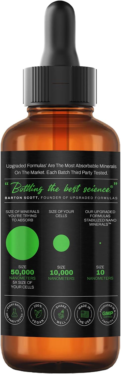 Upgraded Formulas Upgraded Charge Optimal Electrolyte Blend with Liquid Nano Minerals Dietary Supplement 4 Fluid Ounces