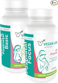 Vegan Life Nutrition - Vegan Postnatal Vitamins - Folate Calcium Vitamins A B C D E K and More - Gluten-Free Non-GMO