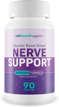 Gluc0se Reset Ritual Nerve Support Supplement - Our Best Neuropathy Support Supplement - B12 Nerve Health Vitamins - B12 Vitamins for Nerve System - Nervous System Vitamin B Complex for Nerve Damage