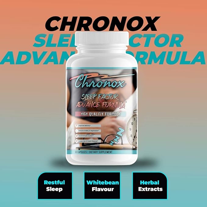Natural Sleep Supplement with Chamomile &amp Passionflower - Magnesium Sleep Supplement with Herbal Extracts &amp Melatonin for Restful Nights - Enjoy Peaceful Sleep with Sleep Aid Supplement - 60 C
