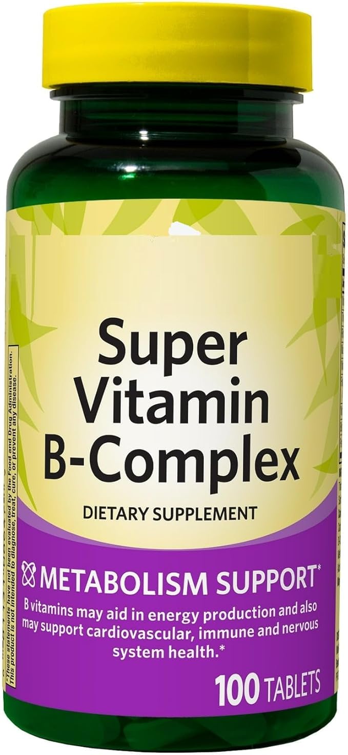 SEDLAV Super Vitamin B-Complex Tablets Dietary Supplement 100 Count Sticker