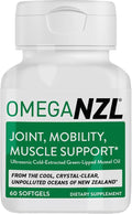 Original Omega-3 Joint Support Supplement Best Natural Muscle Relief Green Lipped Mussel Oil 60 Softgels No Fishy Aftertaste