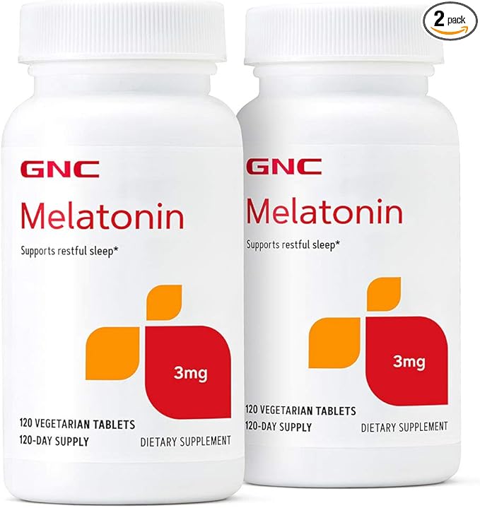 GNC Melatonin 3mg - Twin Pack