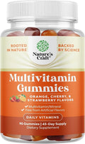 Multivitamin Gummies for Adults - Halal Multivitamin Gummy with B12 Biotin - Gelatin-Free Gummy Multivitamins for Men &amp Women - Vitamin Gummies with Zinc &amp Vitamin D - Non-GMO Gluten-Free - 90