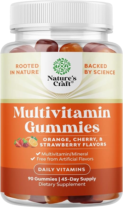 Multivitamin Gummies for Adults - Halal Multivitamin Gummy with B12 Biotin - Gelatin-Free Gummy Multivitamins for Men &amp Women - Vitamin Gummies with Zinc &amp Vitamin D - Non-GMO Gluten-Free - 90
