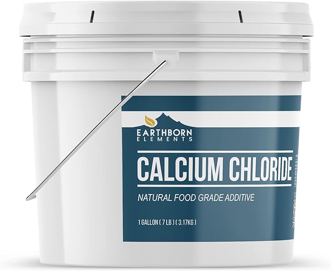 Earthborn Elements Calcium Chloride &amp Magnesium Chloride Bundle (1 Gallon Each) Pure &amp Undiluted Home &amp Pantry Additives