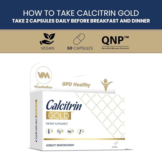 Calcitrin Gold Dietary Supplement Mobility Reinforcement 60 Tablets
