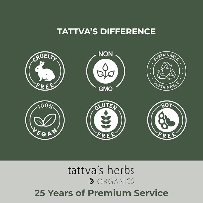 Tattva's Herbs Boswellia Serrata 500mg – Joint Support Supplement for Men &amp Women Supercritical CO2 Extract 240 Veggie Capsules (2-Pack) - 25 Years of Premium Service