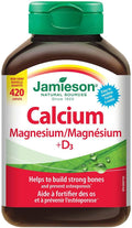 Jamieson Calcium Magnesium with Vitamin D3 Tablets 420 caplets