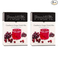 PROTIFIT - High Protein Cranberry Grape Fruit Drink 2 Pack 15g Protein Low Calorie Sugar Free Ideal Protein Compatible 7 Servings Per Box (2 Pack)