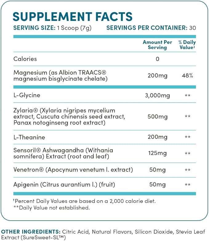 Remade Natural Sleep Aid Without Melatonin - Ashwagandha L Theanine Apigenin Glycine