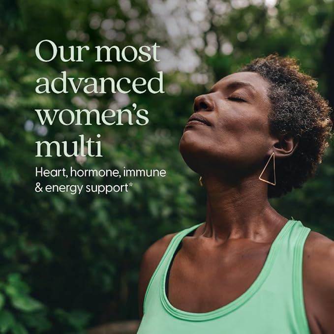 New Chapter Women's Multivitamin 40+ Advanced Formula for HeartHormoneImmune&ampEnergy SupportHigher Levels of Whole-Food Fermented B Vitamins +D3Made Organic Non-GMO Ingredients96 Count (Pack o