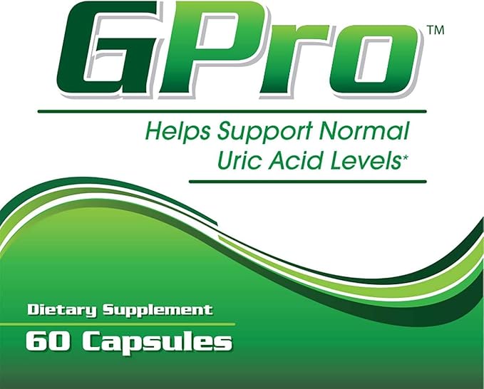 GPro Uric Acid Support Formula with Yucca Garlic Artichoke Powder Milk Thistle (Silymarin) and Turmeric to Support Healthy Uric Acid Levels