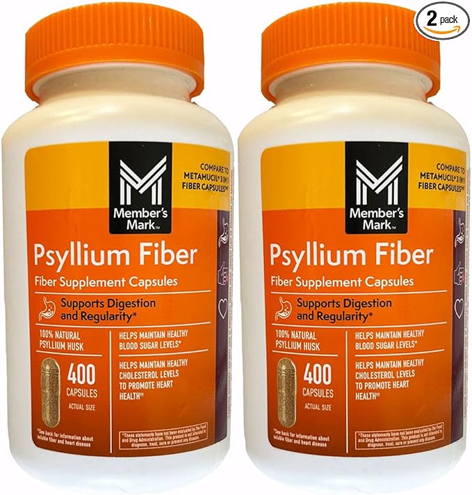 Member's Mark Fiber Capsules 2Pack (400 Count) Liquids Toothpaste etc. for at Least