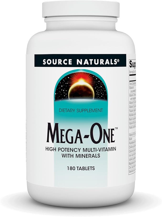 Source Naturals Mega-One Multi-Vitamin with Minerals* - 180 Tablets