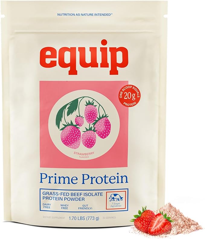 Equip Foods Prime Protein Powder Strawberry &amp Prime Protein Powder Vanilla