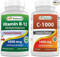 Best Naturals Vitamin B-12 6000 mcg &amp Vitamin C 1000 mg