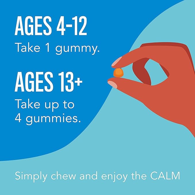 Natural Vitality Calm Magnesium Citrate Kids Supplement Stress Relief Gummies Supports a Healthy Response to Stress Gluten Free Vegan - Sweet Citrus (120 Gummies) &amp Nighttime Berry (120 Gummi
