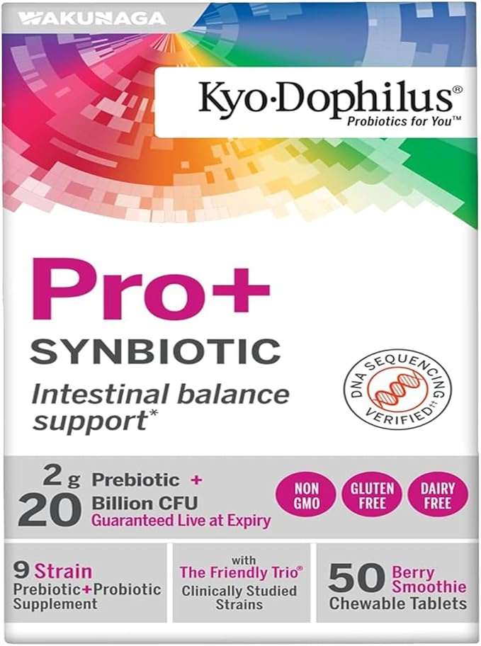Kyo-Dophilus Pro+ Synbiotic 50 Chewable Tablets
