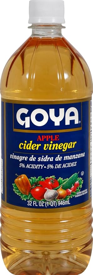 Goya Foods Apple Cider Vinegar 32 Fl Oz (Pack of 12)