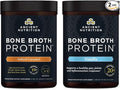 Ancient Nutrition Beef Bone Broth Protein Powder Salted Caramel 20 Servings + Bone Broth Protein Powder Vanilla 20 Servings