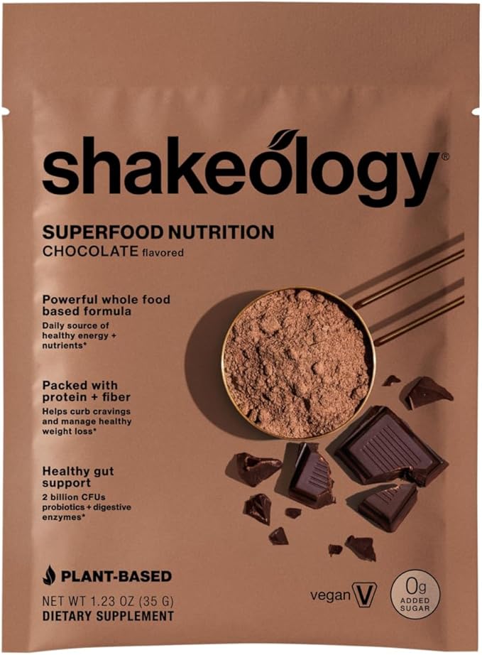 Shakeology 0g Added Sugar Sampler Pack Vegan &amp Whey Protein Powder Gluten Free Superfood Protein Shake with Supergreens Probiotics for Gut Health Adaptogens Vitamins 16g Protein per Serving