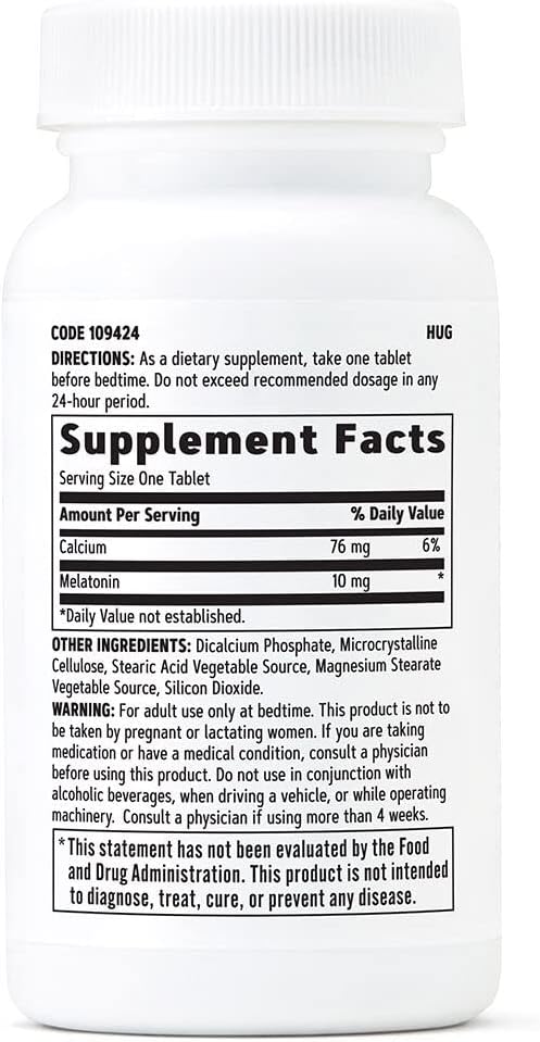 GNC Melatonin 10mg - Twin Pack