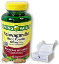 Ashwagandha- 500mg Root Powder 60 Capsules (Pack of 1) Boxed by Fusion Shop Store