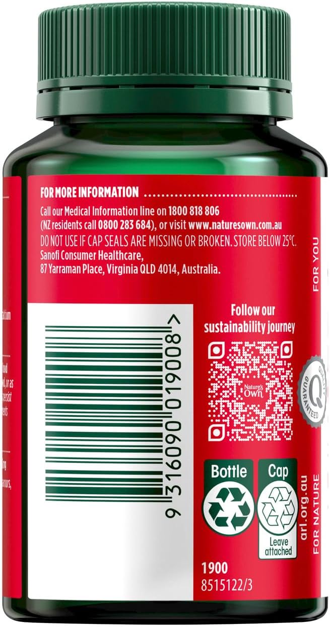 Nature's Own High Strength Magnesium Orotate 800mg 60 Capsules