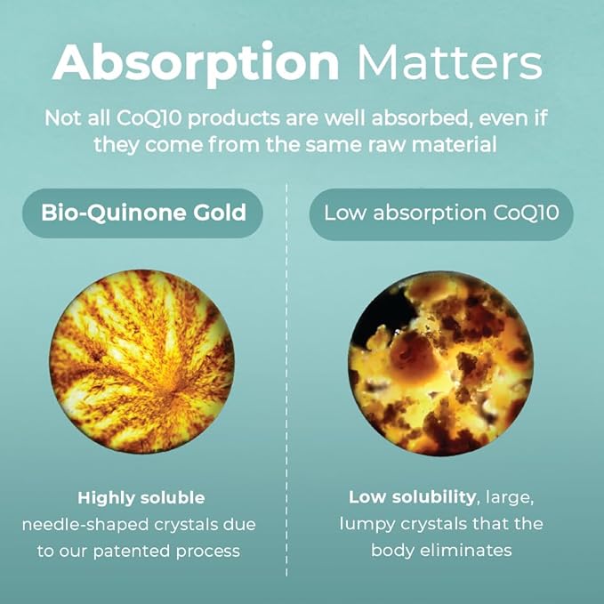 Pharma Nord Bio-Quinone Gold Coenzyme Q10 100mg | The Original CoQ10 | High Absorption Backed by Research | Essential Antioxidant for Energy Heart Health and Fertility Support* | 60 Softgels