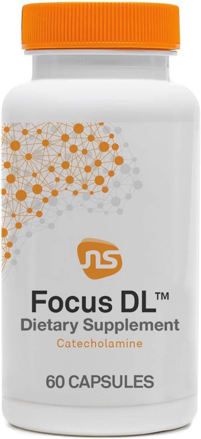 Neuroscience Focus DL - Brain Supplements for Memory &amp Focus with L-Phenylalanine - Memory &amp Brain Health Capsules for Pea Production Mental Clarity and Catecholamine Balance (60 ct)