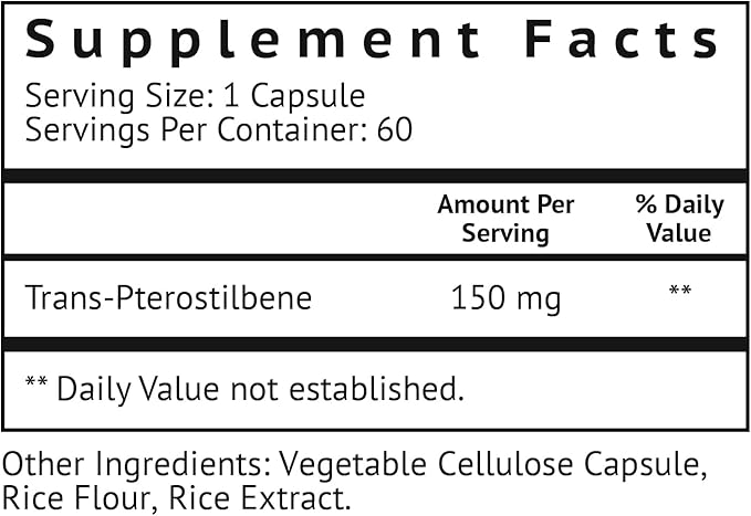 VitaMonk Longevity Duo - Resveratrol &amp Pterostilbene Power Pack