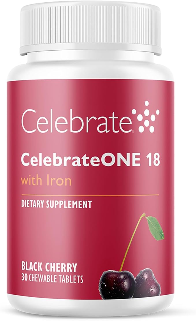 Celebrate Vitamins CelebrateONE Bariatric Multivitamin 18mg Iron &amp Balance Probiotic + Prebiotic Capsules Bundle – Supports Digestive Health Iron Levels &amp Maximum Nutrient Absorption for Bar