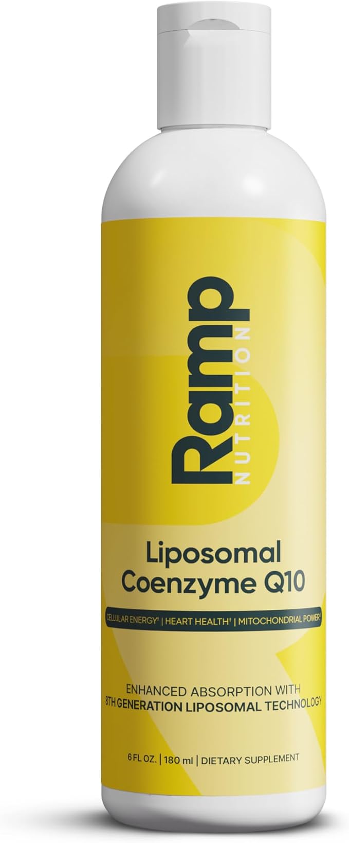 Liposomal CoQ10 Liquid – 100mg Ubiquinol CoQ10 – Liquid CoQ10 for Heart Health Energy &amp Mitochondrial Support – High Absorption – Vegan Non-GMO – 30 Servings