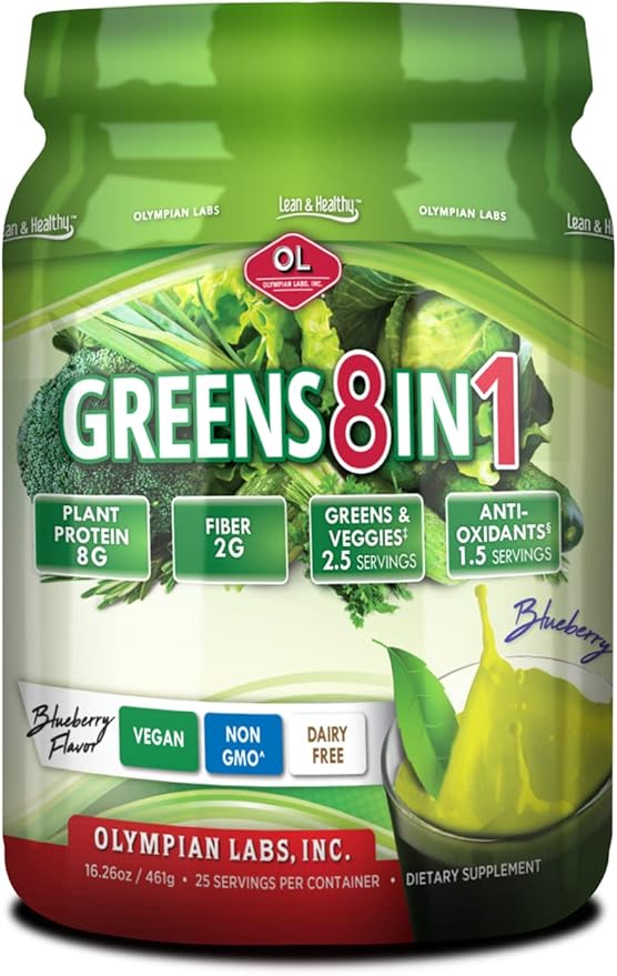 Olympian Lab Greens Protein 8 In 1 388 Gram