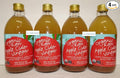 Trader Joe Organic Raw Apple Cider Vinegar 16.9fl oz 500ml (Four Bottles)