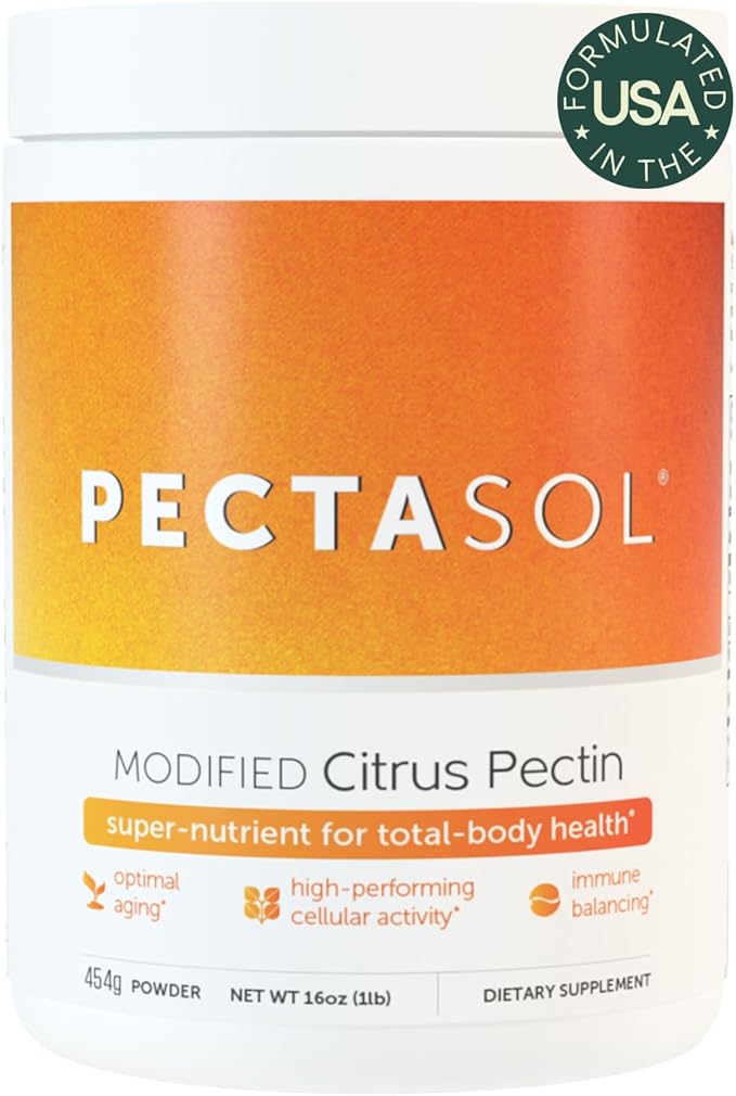 PectaSol Modified Citrus Pectin – 454g Powder – Total-Body Health Supplement to Support the Heart Immune System Inflammation Response &amp Healthy Aging + Maintain Healthy Galectin-3 Levels