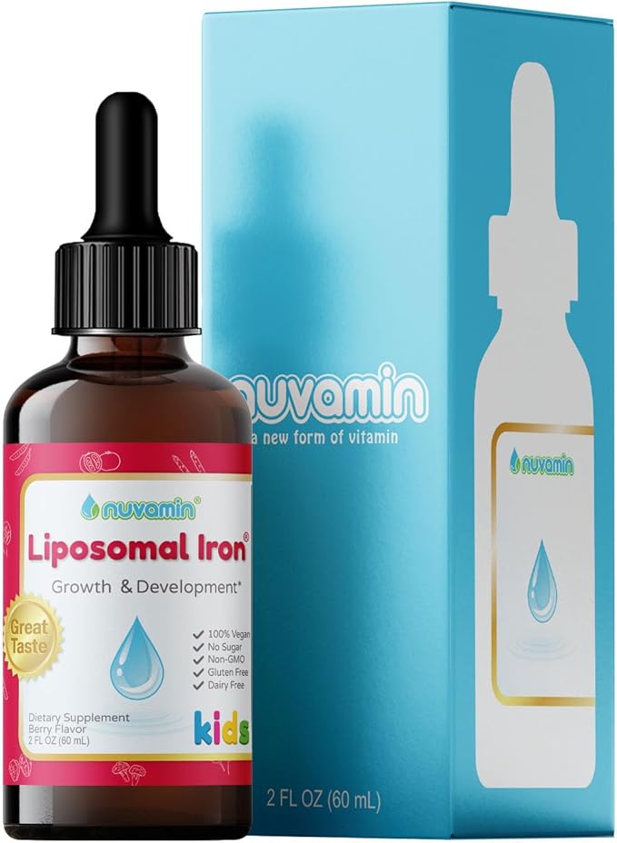 Nuvamin Liposomal Kid &amp Adult Irons Bundle