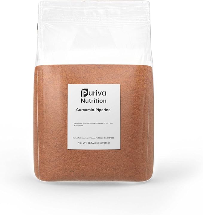 Curcumin with Piperine Powder (100:1 Ratio) 1 Pound