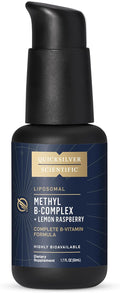 Quicksilver Scientific Methyl B Complex - Liquid Vitamin with Superior Liposomal Absorption of Vitamin B12 Folate Vitamin B6 Riboflavin Biotin Pantothenic Acid Vitamin B1 Niacin (50 ml)