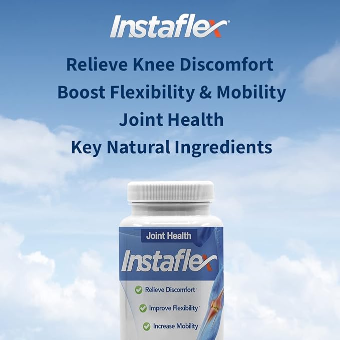 Instaflex Joint Support Supplement for Men and Women - Glucosamine MSM White Willow Turmeric Ginger Cayenne Hyaluronic Acid - 90 Capsules