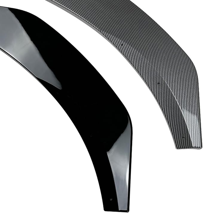Auto Front SplittersCar Front Bumper LipCar Front Bumper SpoilerCompatible with CLA Class C117 2016-2019 CLA200 260 CLA45 AMGCarbon Fiber Pattern