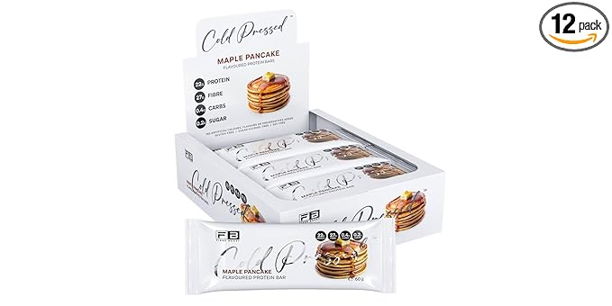 Fibre Boost Cold Pressed Maple Pancake flavoured Protein Bar