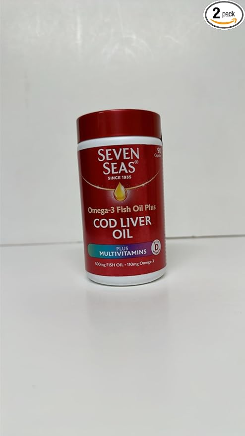 Seven Seas Pure CLO &amp Multivitamin | 90's | 4 Pack Bundle