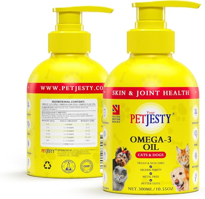 Petjesty Pure Omega Daily for Cats and Dogs (300ml)