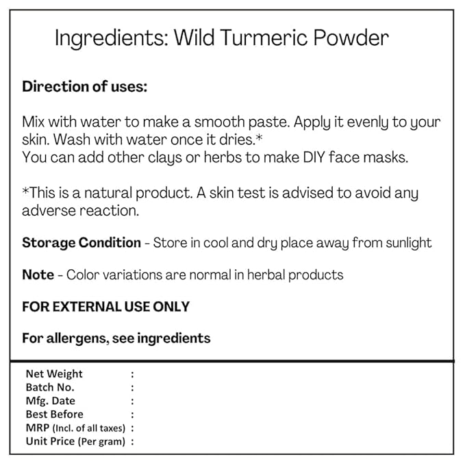 MI Turmeric/Haldi/Kasthuri Manjal Powder/Natural Cleanser For Skin Care -227 gm 8.01 Ounce (Pack of 1)