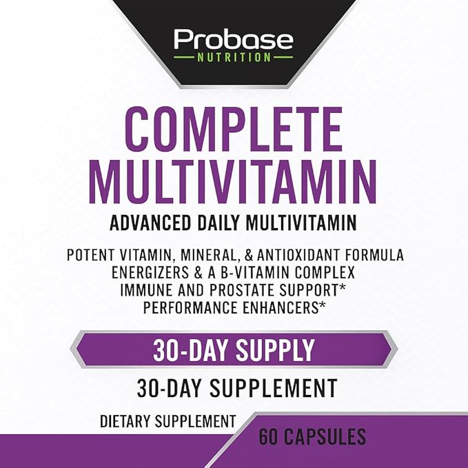 Probase Nutrition Complete Multivitamin 60 Capsules 30-Day Supply