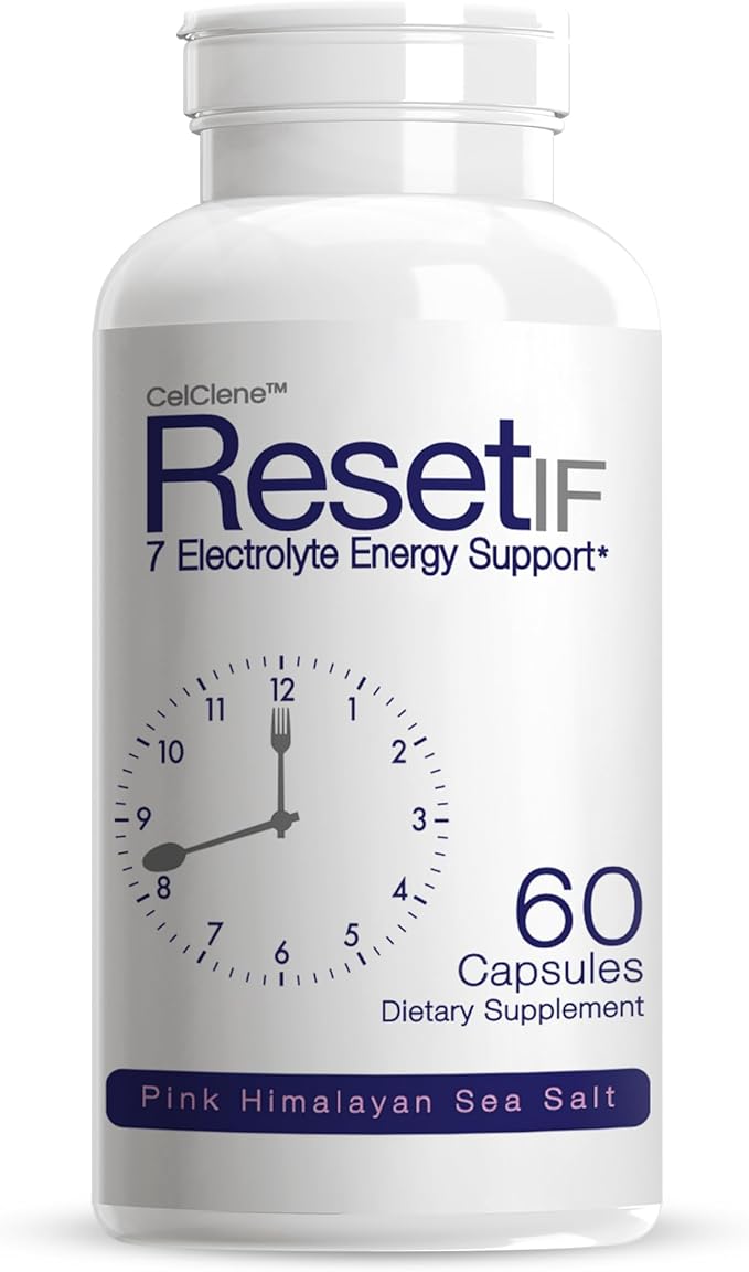 ResetIF 7 Electrolytes Methyl B12 &amp Methly Folate Green Tea &amp Green Coffee Extracts B Complex Zinc 72 Trace Minerals